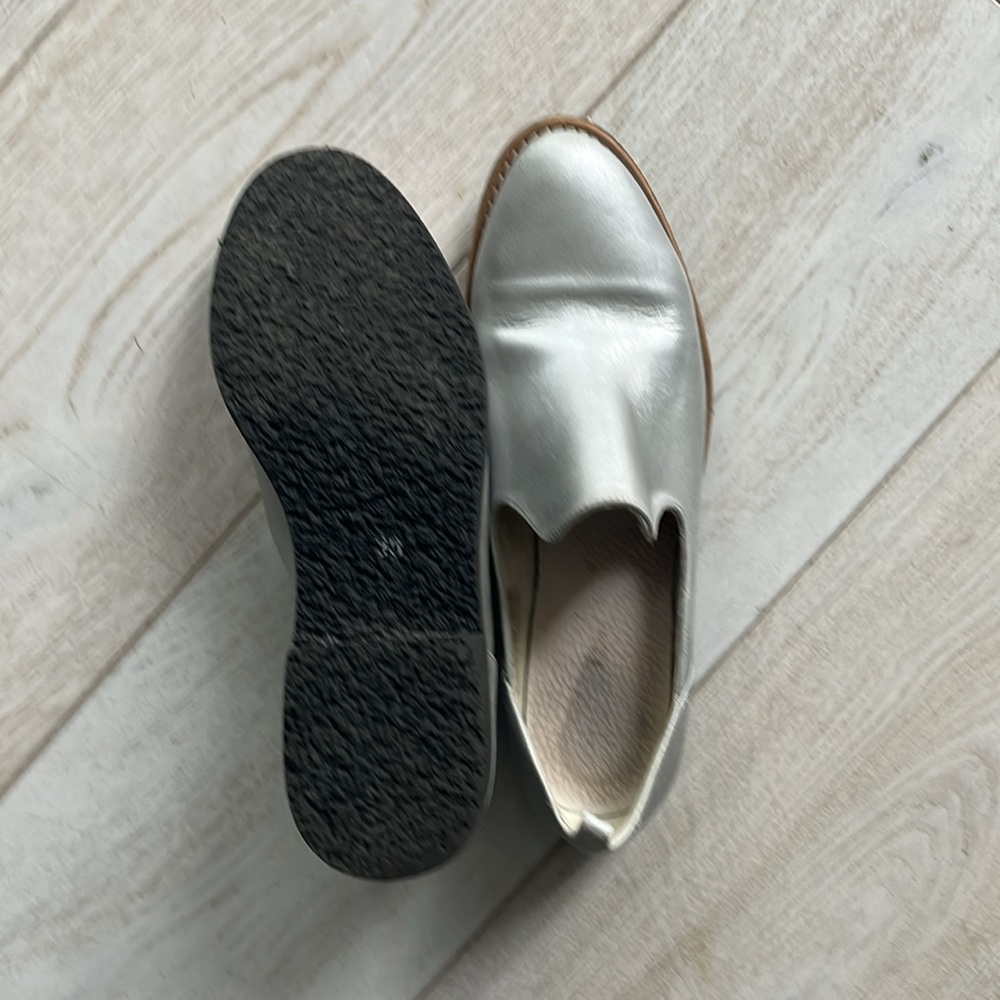MTNG silver loafers size 38 - Picture 3 of 3